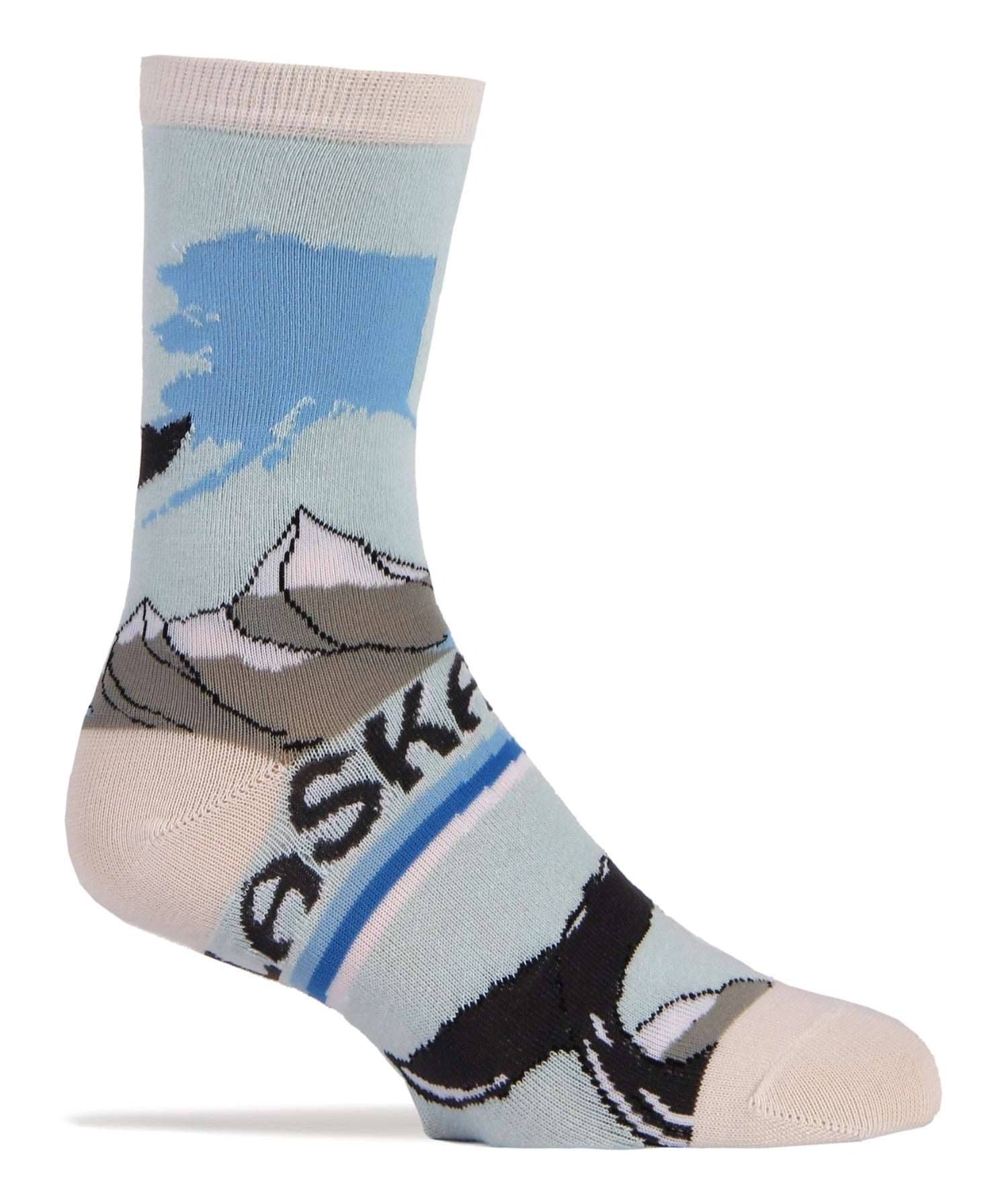 Alaska Socks: Glacier Grip Guaranteed. Arctic Comfort. Ultimate Alaskan Adventure Feet.