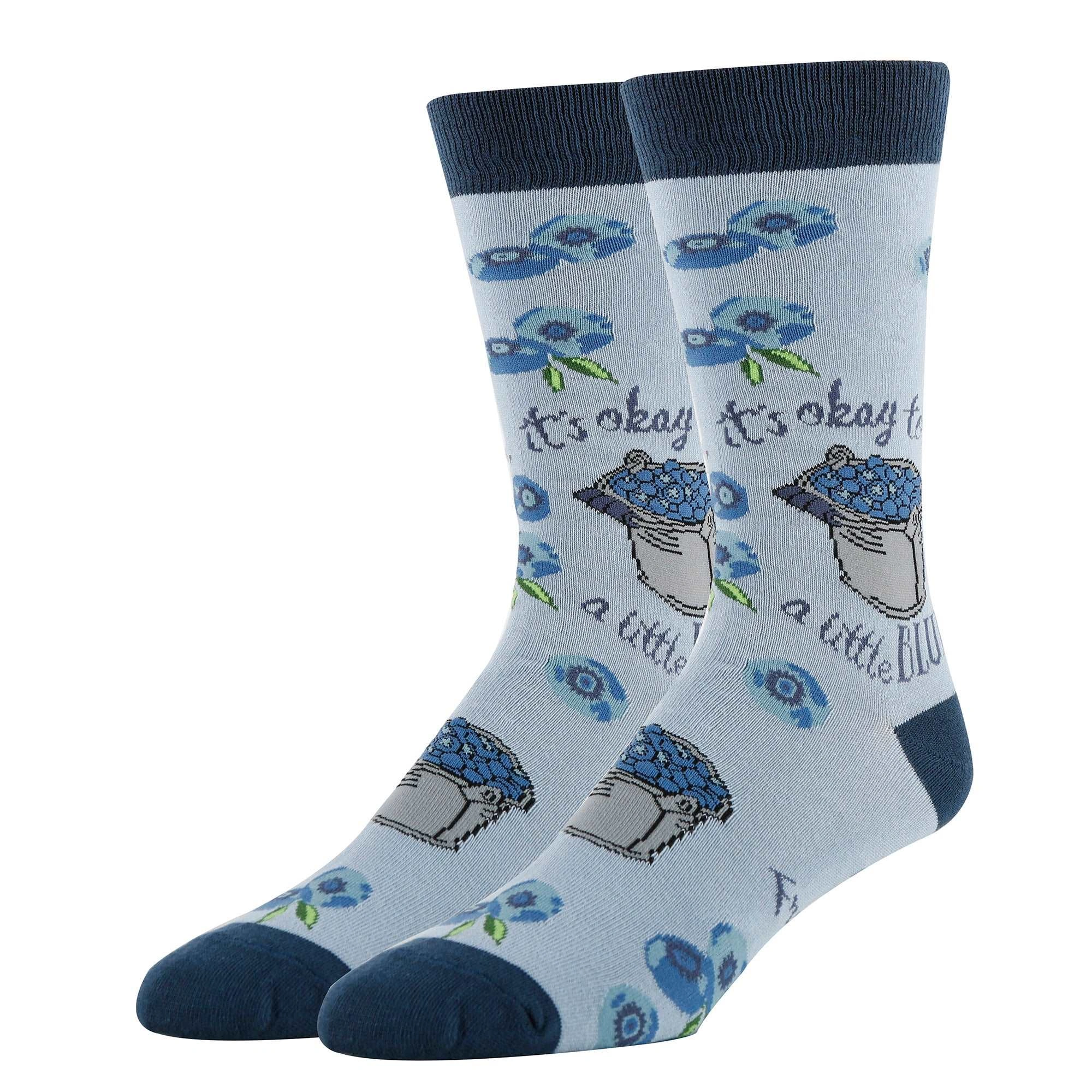 Little Blue Socks: Cozy Comfort for Tiny Feet - Add a Pop of Color!