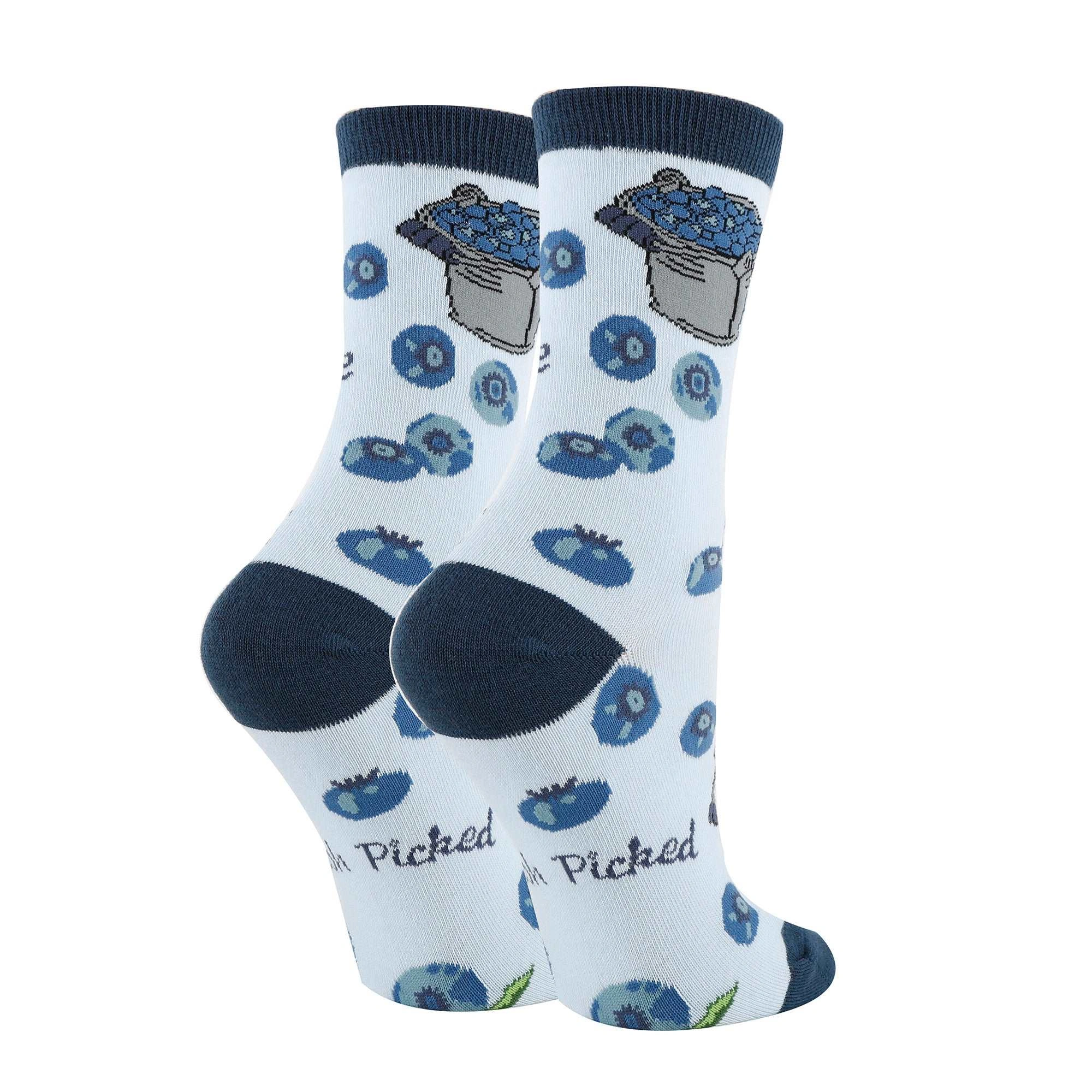 Tiny Blue Bliss Socks