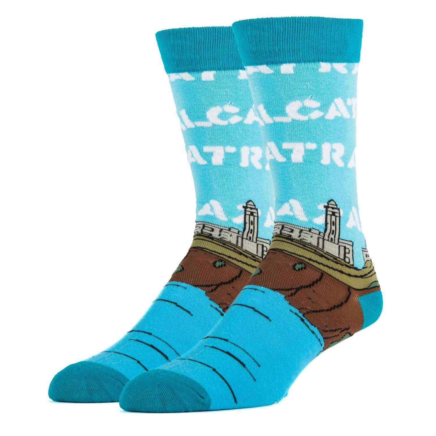 Escape-Proof Alcatraz Socks: Cozy Comfort, Maximum Style, No Parole!